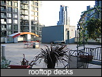 huge common roof top decks